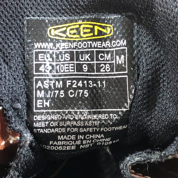 KEEN The 59 Steel Toe Mid Waterproof Boots Men 10 US Double Wide - Picture 10 of 11